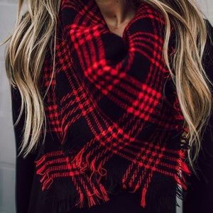 ♦️Monroe♦️ Tartan Plaid Blanket Scarf